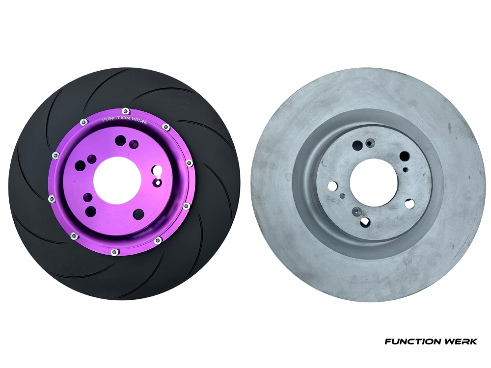 2-piece Brake Rotors for 2021-25 Acura TLX V6 (3.0T) Type S