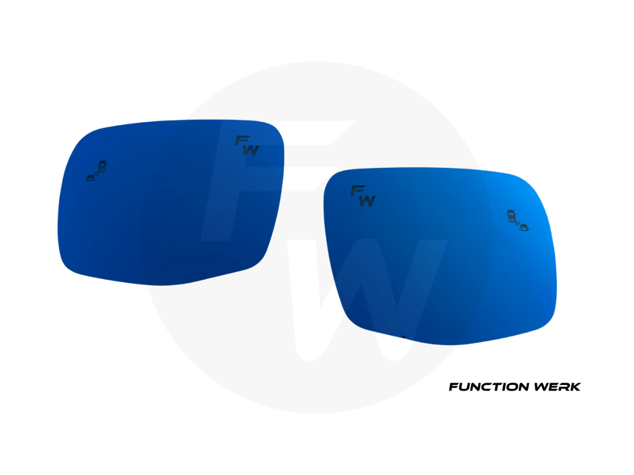 Blue Convex Mirror for 2023+ Honda Pilot