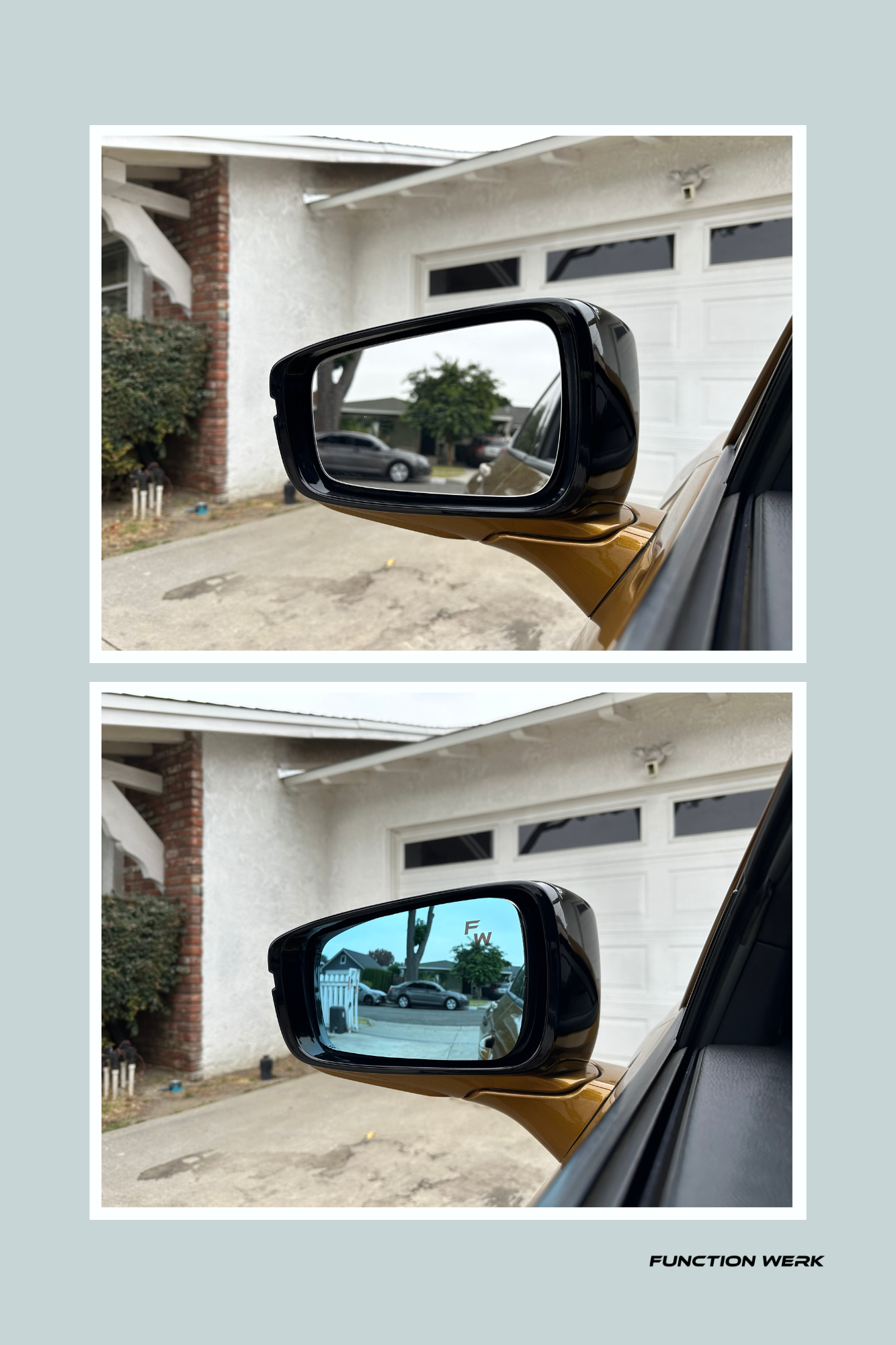 Blue Convex Mirror for 2021-25 Acura TLX