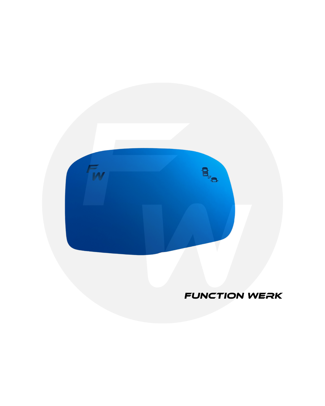 Blue Convex Mirror for 2023+ Honda CRV