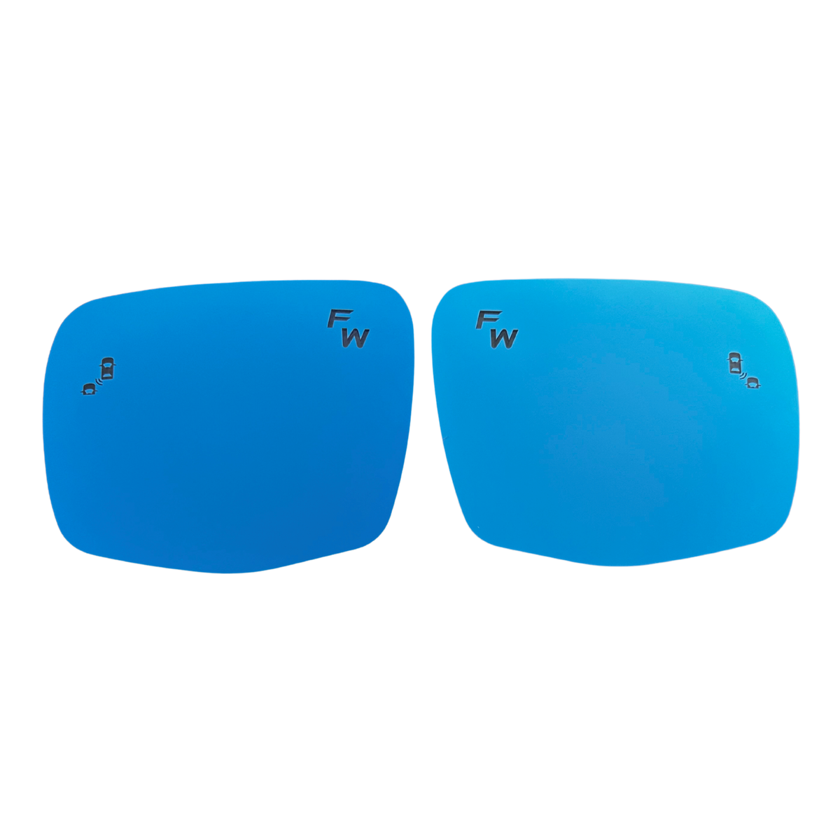 Blue Convex Mirror - 2023+ Honda Pilot V6 (3.5l)