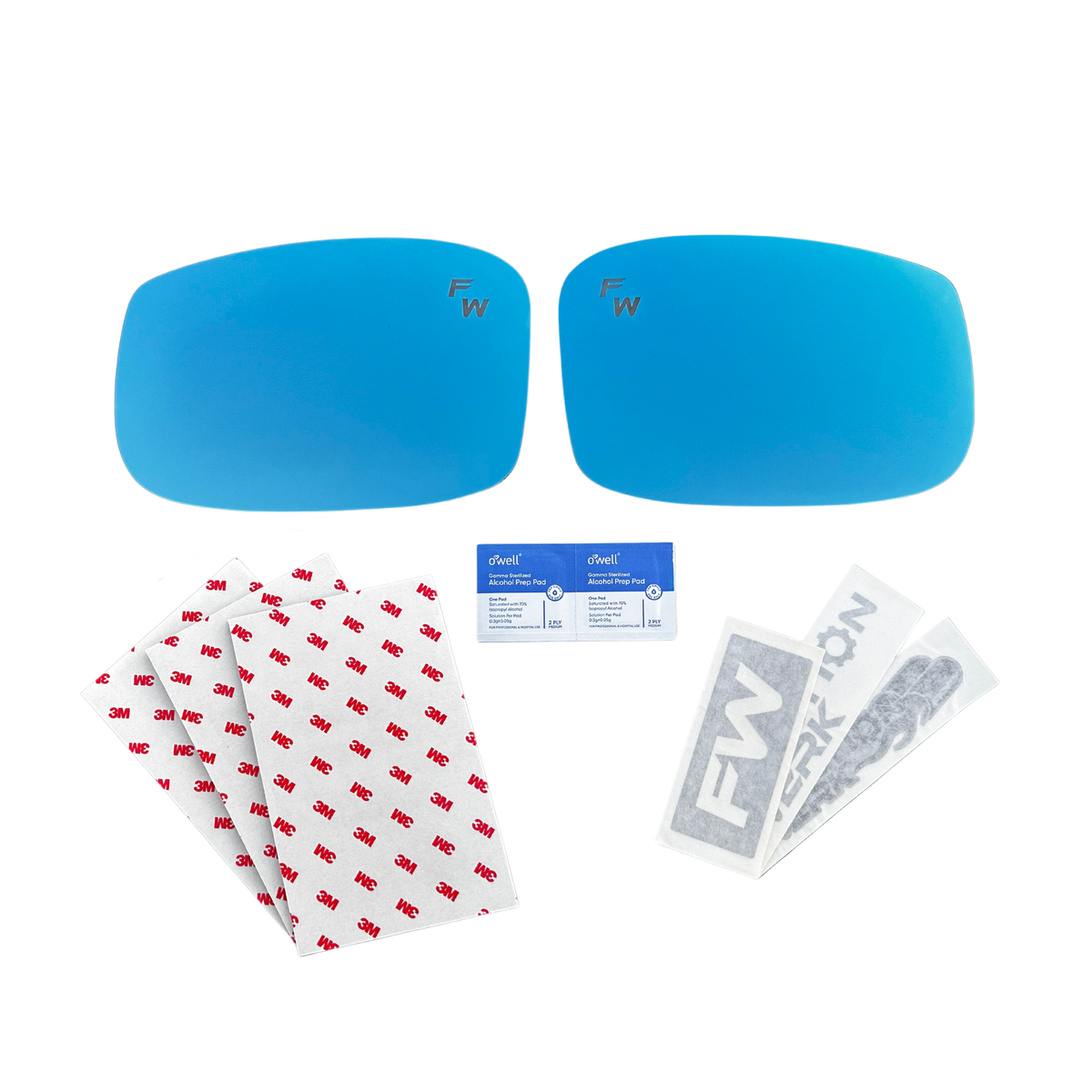 Blue Convex Mirror - 2018+ Honda Odyssey v6 (3.5l)