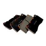 Function Werk 6-pot big brake kit pads in a four-pad fan arrangement