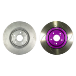 Function Werk OEM and 2-piece front brake rotor comparison for 2021-2025 Acura TLX Type S