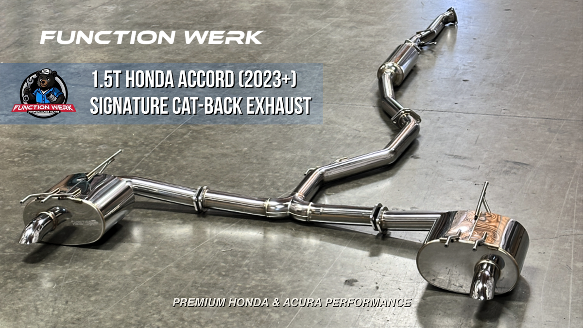 Sport Exhaust for 2023+ Honda Accord I4 (1.5T) Sedan